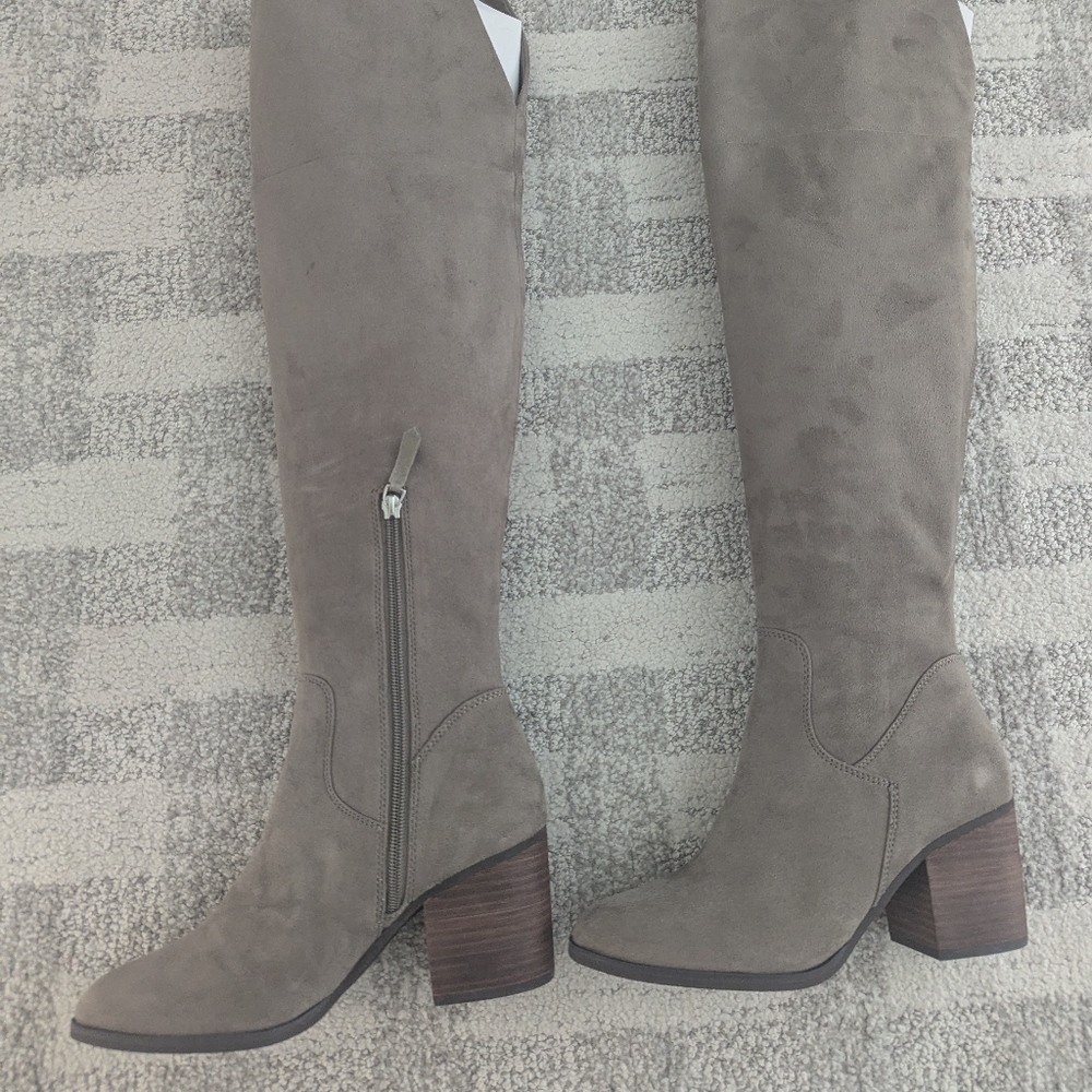 Suede Over The Knee Suede Boots